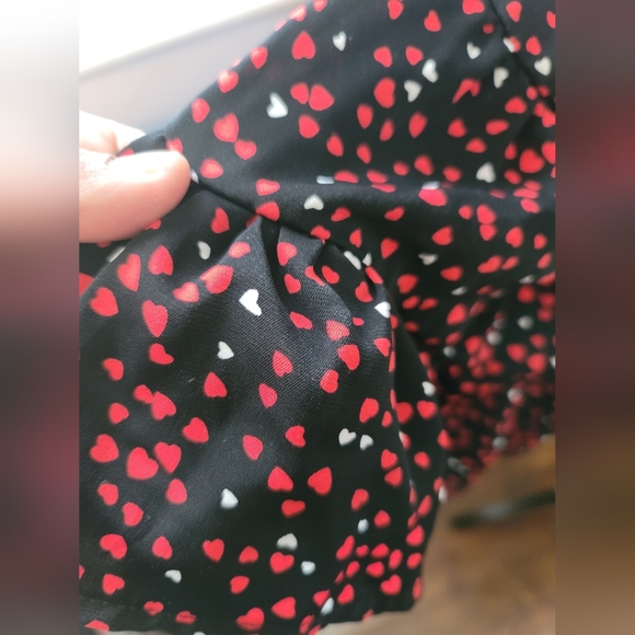 Heart print babydoll blouse - Picture 3 of 4